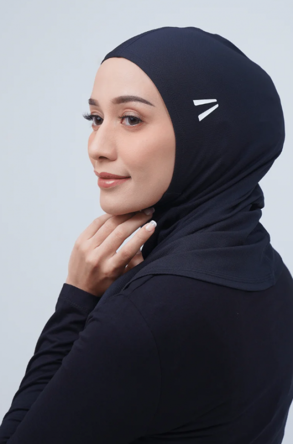 Hijab sporty dengan bahan adem